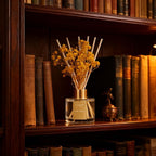 Reed Diffuser Set - 3.38 fl oz (100ml) Lemon Verbena Essential Oil with 6 Reed Sticks | Home & Bathroom Decor