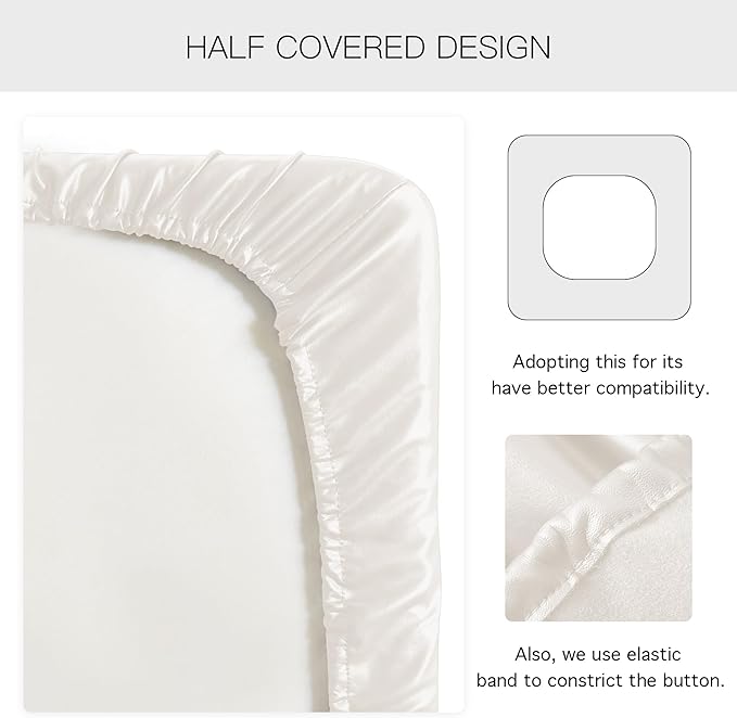 Yates Home PU Leather Couch Sofa Cushion Slipcover Water-Proof Elastic Chair RV Seat Covers Loveseat Sofa Furniture Protector Slip Cover for Seater Replacement in Living Room（Chair, Beige）