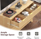 Fluted Dresser for Bedroom,7 Drawer Dresser for Closet,Storage Cabinet and Chest of Drawers with Gold Handle,TV Stand,Storage Organizer for Living Room,Hallway,Entryway,White