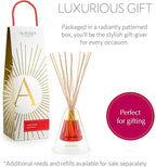 Agraria Cedar Rose Reed Diffuser Set, 12 Reeds Essential Oil Scent Diffusers for Home Fragrance, Luxury Glass Reed Diffuser Gift Set