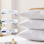 Shatex Firm Pillow, King Bed Pillow 34 x 20inch, Adjustable Pillow for Neck Pain Relief，Back Pillow Provide Strong Support for Stomach & Side Sleepers