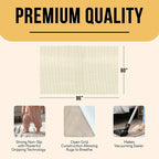 MAYSHINE Area Rugs (5 x 8 Feet) for Living Room Bedroom Carpet Contemporary Retro Polyester Textured Easy to Clean Stain Fade Resistant Thick Soft Plush