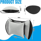 HOMBYS Car Neck Pillow for Driving,Universal Car Headrest Pillow for Cervical Support and Neck Pain Relief,Ergonomic Memory Foam Neck Pillow for Car Seat,Fit for Most Cars,Grey