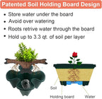 Vertical Planter, 5 Tier Stackable Strawberry Planter with Garden Tool Set, Movable Indoor/Outdoor Garden Herb Pot for Growing Vegetables and Succulents, Green