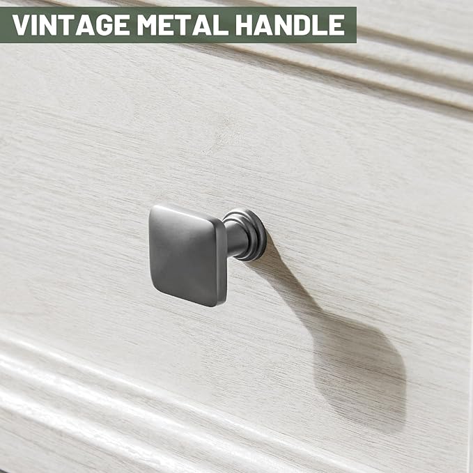 41" Tall White Dresser, Farmhouse 8 Drawers Dressers for Bedroom, Vertical Chest of Drawers for Bedroom Nursery with Metal Handle, Modern Rustic Wood Dresser for Closet, Living Room