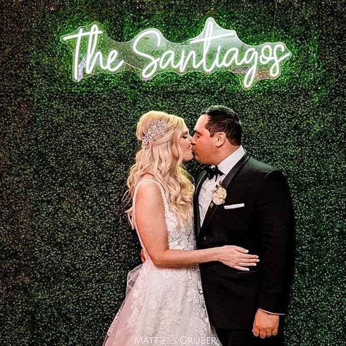 Custom Neon Signs, Personalised Large Led Neon Lights Sign Customizable for Wall Decor Wedding Birthday Party Bedroom Bar Shop Name Logo Lights (Optional 16" to 55")