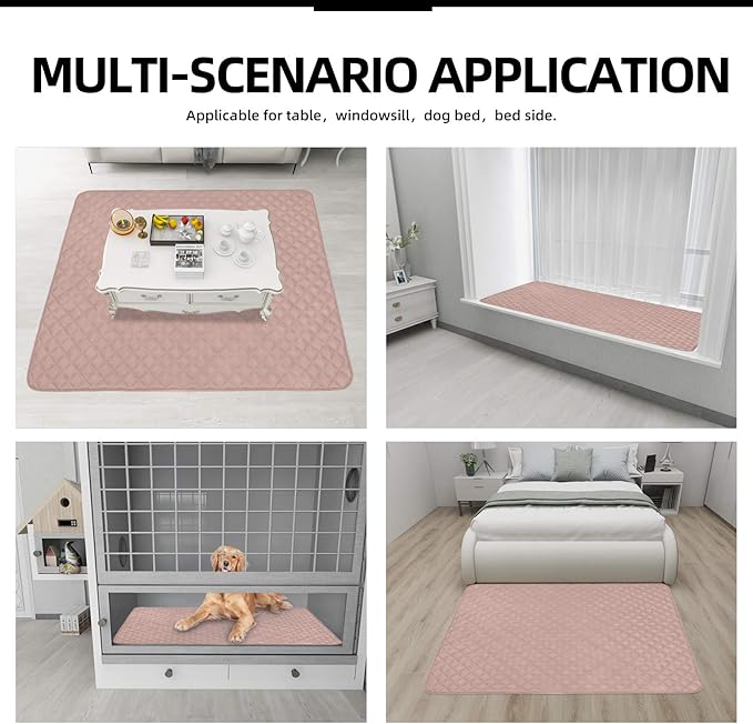 Easy-Going Sectional Couch Covers for Dogs L Shape Sofa Cover Reversible Sofa Slipcover Chaise Lounge Cover Furniture Protector Cover for Pets Dog Cat (42 x 52 inches, Pink/Pink)