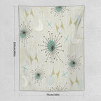 ICMOLYYENLO Boho Medieval Cat Tapestry, Abstract Atomic Starburst Geometric Aesthetic Art Wall Hanging For Bedroom Living Room Dormitory 60x80 Inches