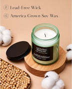 M&SENSE Candle Oceanic Breeze Scented Candle, Long Lasting Pineapple & Mango Scented Natural Soy Wax Candles 7.05oz 50 Hours Burn for Home Scented, Stress Relief Gifts for Women/Men