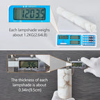 LMQNINE Natural Alabaster Pendant Lights for Kitchen Island White Marble Long Tube Chandelier Modern Gold Ceiling Light Fixtures for Bedroom Dining Room Table Living Room Hallway(M-3Pack)