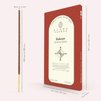 Bakhoor Incense Sticks, Organic Hand Dipped 100 Sticks with Natural Herbs & Aromatic Ingredients, Burn Time 45 to 60 Minutes, Incense for Positivity, Yoga, Meditation, Relaxation, Spiritual Gift