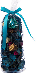 Potpourri Bags, Ocean Breeze Scented Potpourri Bowl Filler Dried Flowers, Vase Filler Decorative, Fragrance Decor for Home Living Room Office, Blue Coastal Beach Decor - 2.8oz (Blue)