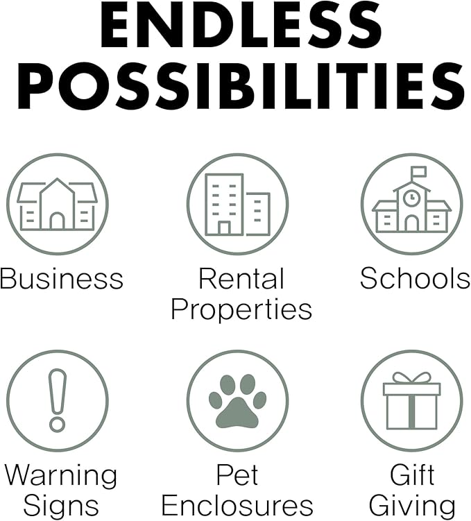 Rustic Custom Metal Sign - Custom Sign for Indoor or Outdoor Use (Rustic Tan Border)