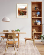 HesenDot Natural OAK Wood Framed Arizona Wall Art,12x16in Sedona's Red Rock Formations Quality Canvas Wall Print,Classic Urban Landmark Wall Decor for Living Room,Bedroom,Office Gallery Set of 1