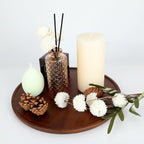 Glass Flower Vase, Amber, Aromatherapy Bottle, Small Vase, 6 Sets, Simple Solid, for Birthday, Anniversary, Weddind, Home Decoration