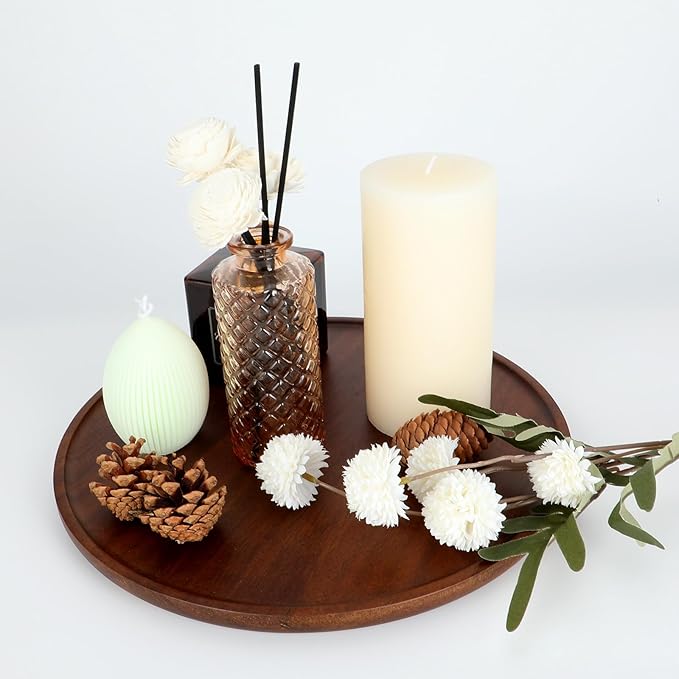 Glass Flower Vase, Amber, Aromatherapy Bottle, Small Vase, 6 Sets, Simple Solid, for Birthday, Anniversary, Weddind, Home Decoration