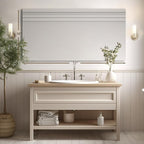 Mirrorons Large Vanity Mirror 72" x 36", Bathroom Vanity Mirror with Frameless Polished Edge, Hangs Horizontally or Vertically. Upgraded Shatterproof Bathroom Mirrors for Wall.