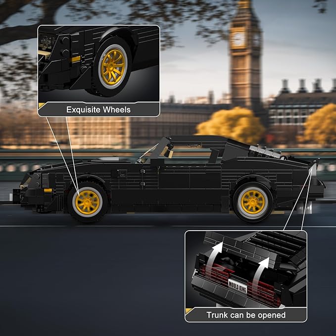 Mould King Classic Supercar Building Set, MOC Sport Car Building Blocks Set, Home Decoration Model Car Kit, Collectible Construction Toys Gift for Teen Adults(1557 PCS)