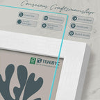 8x10 Picture Frame Set - 3 Pack, Textured White Solid Wood, HD Tempered Glass, Gallery Photo Frame, Table or Wall Display