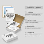 SIGNWIN Framed White Aerial View Blue Ocean Wave Beach Shore Wall Art, Set of 4 Landscape Colorful Wall Decor Prints, Nature Wilderness Wall Décor for Living Room, Bedroom - 11"x14" Natural