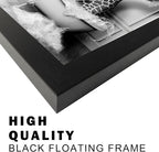 Black and White Bathroom Wall Decor Funny Giraffe in Bathtub Decor Framed Farmhouse Animal Canvas Wall Art Bathroom Artwork