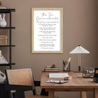 FZMHASLWW The Ten Commandments Bible Verse Wall Decor 16"X11" God Jesus Prayer Christian Saying Catholic Scripture Sign Wood Framed Wall Hanging Art (Wood)