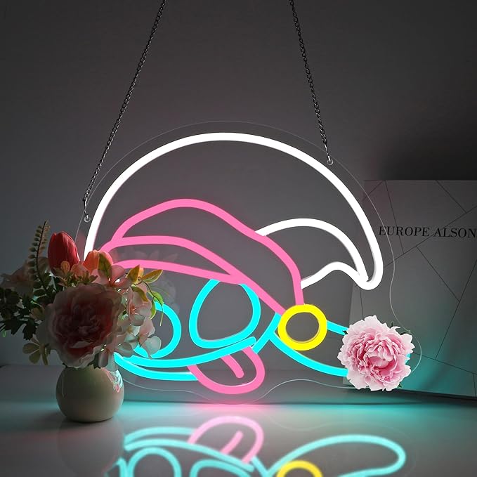 Neon Sign, Neon Signs for Wall Decor Cute LED Signs for Man Cave Game Room Kids Home Decor Bar Beer Sign - USB Powered