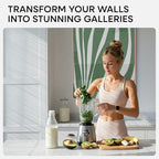 Homeforia 22x28 Rose Gold Picture Frame, High End Metal 22x28 Poster Frames with Mat 18x24 inch Photo, 22 x 28 Thin Frame Matted to 18 x 24 Print, 28x22 Large Frame, Tempered Glass, Wall Kit, Set of 1