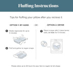 Bare Home Bedding Throw Pillows Insert - 16 x 16 Inches - Decorative Bed and Couch Pillow (Pack of 2, White)