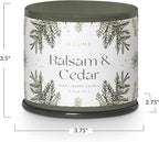 ILLUME Vanity Tin Candle, Balsam & Cedar (Pack of 6)