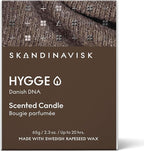 Skandinavisk Hygge 'Cosiness' Scented Candle, Special Edition, Scent Notes: Black Tea and Mint Leaves, Dried Apples and Baked Cinnamon, Vegan Formula, 2.3 oz.