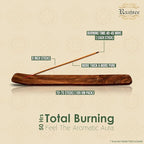 Raajsee Jasmine Flower Natural Incense Sticks 100 Gm Pack-100% Pure Organic Natural Hand Rolled Free from Chemicals-Perfect for Church,Aroma Therapy,Relaxation,Meditation,Positivity,Healing 100gm Pack