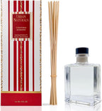 Urban Naturals Christmas Morning Reed Diffuser Set – Aromatic Rosemary, Eucalyptus, Balsam Spruce, Orange, Cedar & Amber – Sleek Rectangular Refillable Glass Bottle – Made in The USA
