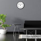 Lumuasky 8 Pack Wall Clock Bulk12 Inch Silent Non-Ticking Round Analog Classic Battery Operated Clocks Quartz Analog Round Wall Clocks for Office Kitchen Home Bedroom Decorative