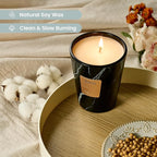 M&SENSE OudWood Scented Candles for Home, Lead-Free Wick Highly Scented Jar Candles, 14.1 Oz 80 Hours Lasting Burning Candles Gifts for Women, Relaxing Aromatherapy Candle for Stress Relief