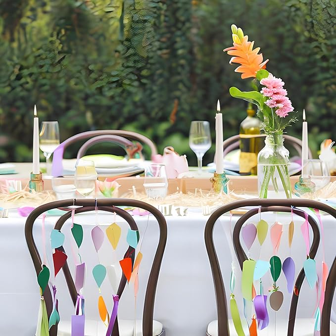 Double Sided Vintage Ribbed Taper Glass Candle Holders,Tea Candle Holder for Table Centerpieces, Wedding Decorations and Dinner Parties (Rainbow, 6 PCS)