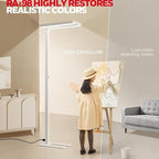 Honeywell 155W LED Floor Lamp - 02E MAX Sunturalux Eye-Care Tall Standing Light, 16000LM 4000K Natural Daylight Reading Lamp for Home Office Bedroom