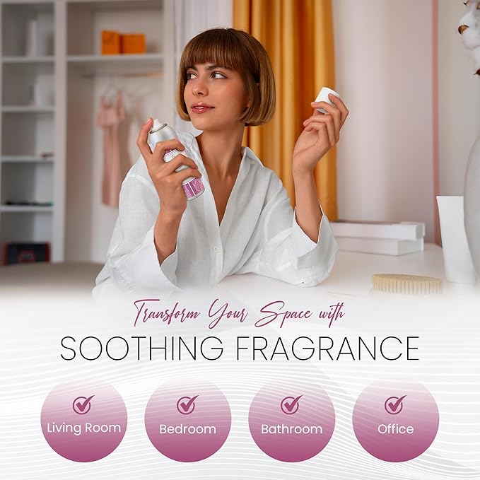 Expressive scent Room Freshener spray - Premium Rose Air Fresheners for Home – Long lasting home fragrance Spray for Bathroom, Office & Small Spaces 6 FL Oz