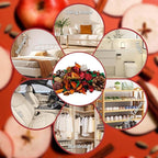 STRN Potpourri Bowl Filler – Cinnamon&Apple Scented Dried Flower Bags, Bowl Vase Filler, Decorative Potpourri for Vase or Bathroom – Long-Lasting Fresh Aroma Gift for Home Decor