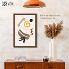 VCK 20x30 Brown Poster Frame 3 Pack, Wood Picture Frame with Exclusive Wood Grain, Wall Mounting Hanging