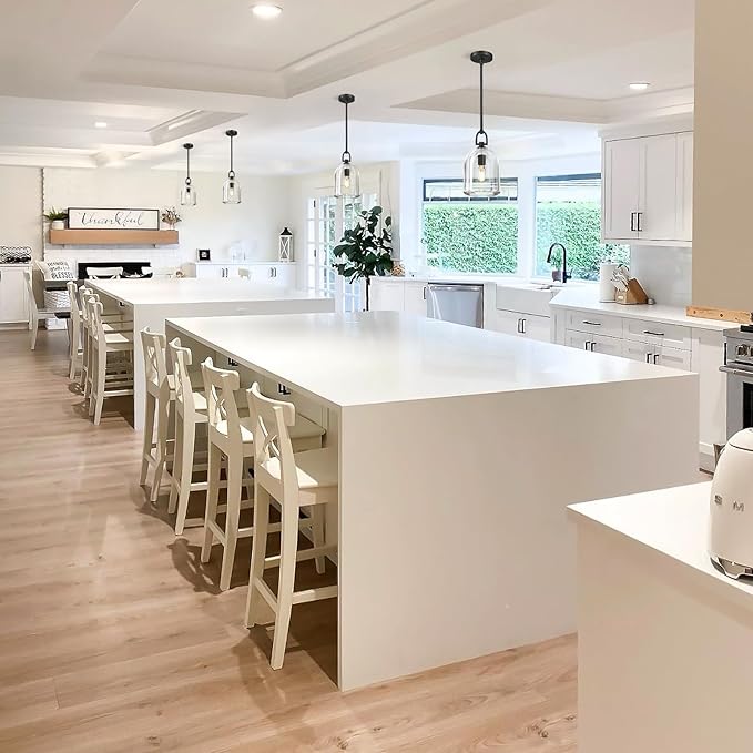 K9 Crystal Black Pendant Light Fixtures, Modern Farmhouse Pendant Lights Kitchen Island, Kitchen Pendant Light Over Island, Indoor Cloche Crystal Pendant Lighting,E12 Bulb Included