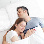 Shredded Memory Foam Pillow for Sleeping, Cooling Bed Pillows Set of 2, Adjustable Pillows for Side, Back, Stomach Sleepers with Washable Pillowcase (Standard Size, Grey)