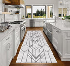 Keen Home Design Terrace Outdoor Runner Rug - 2x12 Washable Indoor/Outdoor Rug for Patio, Kitchen, Balcony, Beach, Garden, Deck and Porch, Size: 2'2"x11'10"