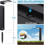 Sunvivo Solar Path Lights,2 Modes(Cold White or Warm White),Bright Solar Path Light Outdoor Waterproof,Perfect Elegant Guide Light or Deco for Yard,Garden,Lawn,Sideway,Driveway,Outdoor Event(8Pack)