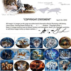 Remorelt Wolf Eagle Bear Dream Catcher Bedroom Wall Decor, Christmas Home Decoration, Room Accessory, White Moon Feather Decoration - Unique Home Craft Wall Pendant (DC15 6Inch Horse)