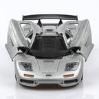 1/36 Scale Mclaren F1 1994 Diecast Cars Models,Pull Back Vehicles Mclaren Toy Cars,Cars Gifts for Boys Girls Silver