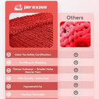 Chunky Knit Blanket - Luxury Soft Cozy Queen Size(50 * 60) Throw Blanket,100% Woven Blanket Rope Knot Throw Blanket for Couch, Sofa, Home Decor, Gift - Machine Washable（Wine red）