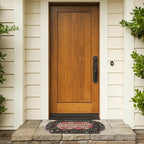 CHICHIC Entrance Door Mat Large 24 x 36 Inch Entry Way Doormat Front Door Rugs Outdoors Heavy Duty Welcome Mat Non Slip Rubber Back Low Profile for Garage, Patio, High Traffic Area, Small Flower