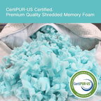 JJDANFILL Rayon Derived from Bamboo Pillow Queen Size Set of 2 - Machine Washable Bed Pillows for Sleeping for Back, Stomach and Side Sleeper - Firm Shredded Memory Foam Pillows 20 * 30in