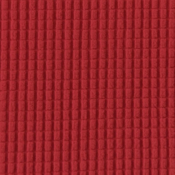 Easy-Going 8 Pieces Recliner Sofa Stretch Sofa Slipcover Sofa Cover Furniture Protector Couch Soft with Elastic Bottom Kids, Spandex Jacquard Fabric Small Checks Christmas Red